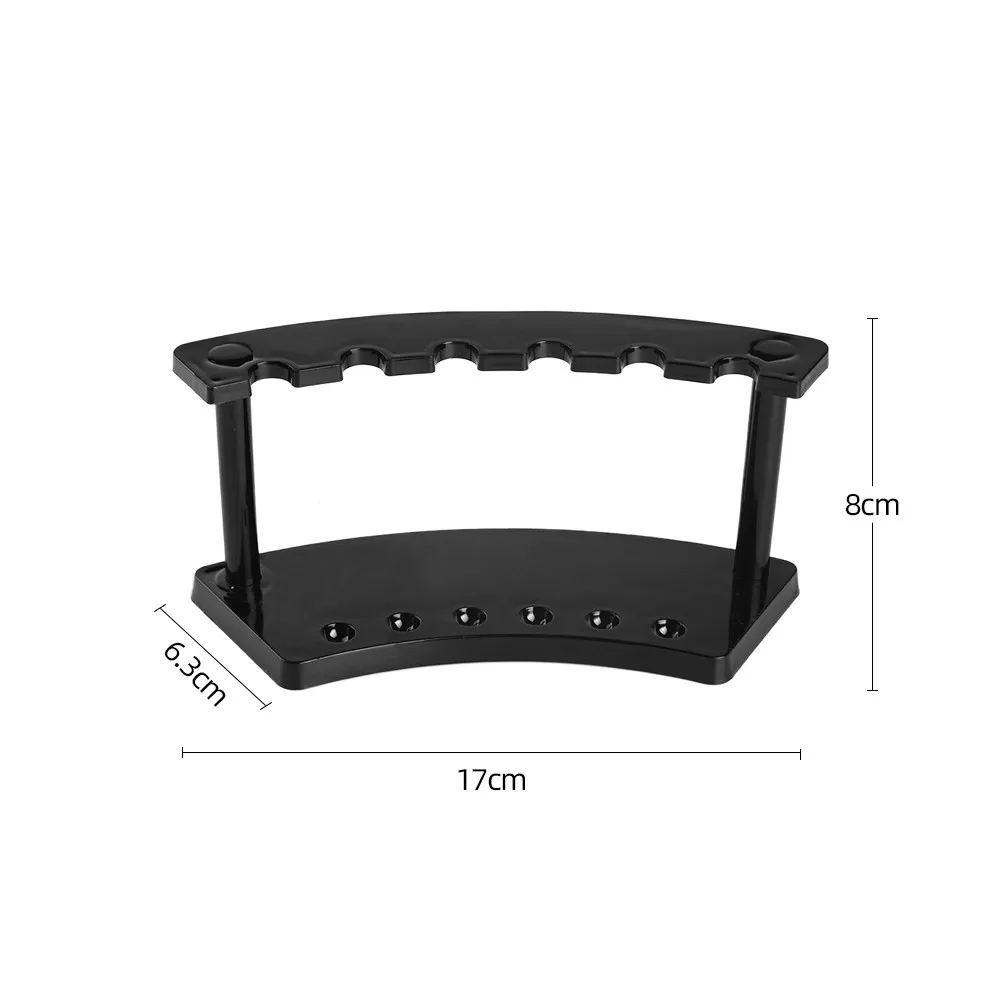 New Eyelash Extension Acrylic Tweezers Shelf Holder 6pcs Tweezer Display Stand Storage Positions Eye Lashes Beauty Makeup Tool