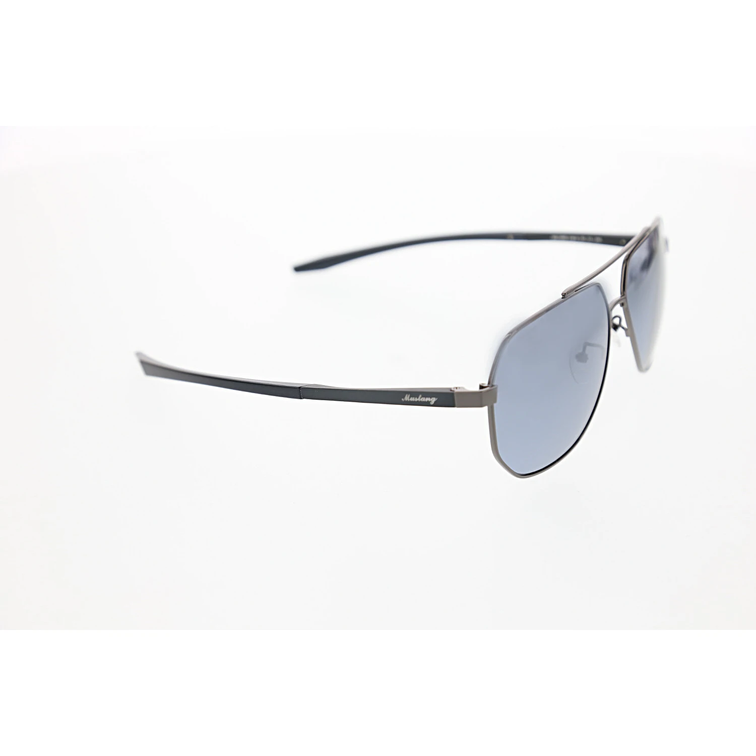 

Men's sunglasses mu 1809 03 metal metallic organic rectangle rectangular 61-13-145 mustang