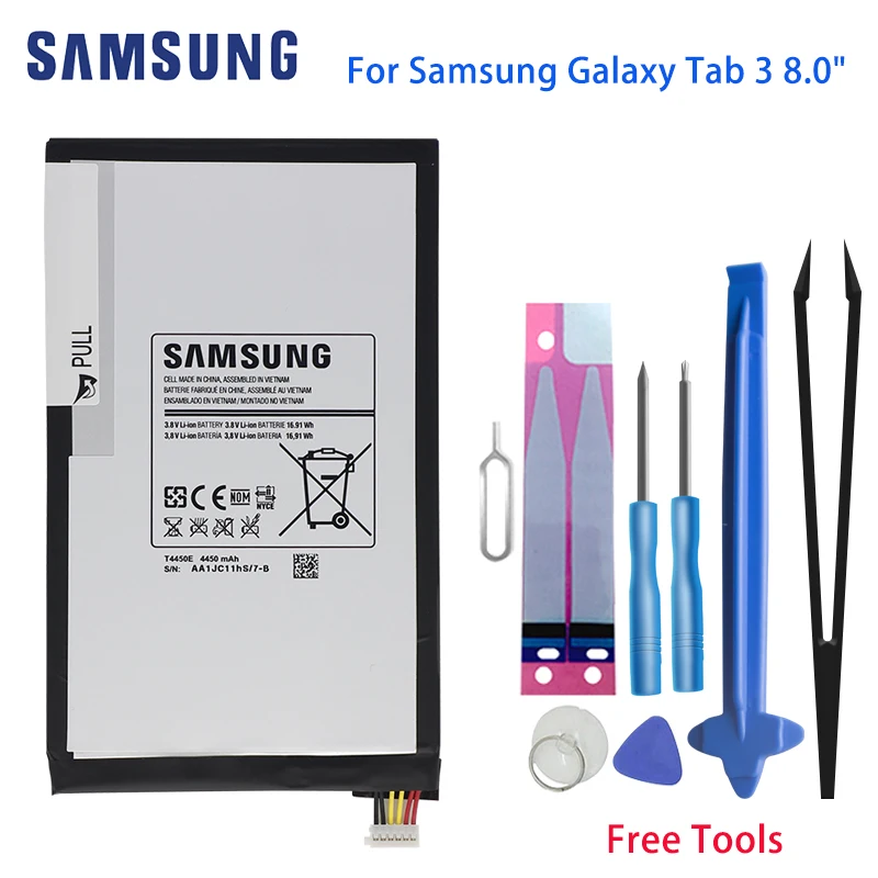 Аккумулятор для планшета Samsung Galaxy Tab 3 8 0 T4450E 4450 мАч дюйма T310 T311 T315 SM-T310 SM-T311 SM-T315 |