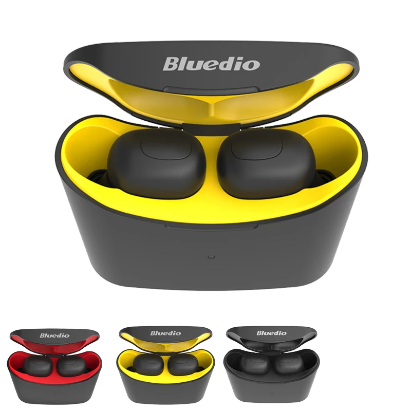 

Mini Bluedio T-elf TWS Bluetooth Stereo Earphone Bluetooth 5.0 Sports Headset Wireless Earphone With Charging Box For Phones
