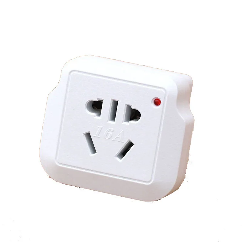 Белый 2 шт. умный дом розетка AC к DC адаптер питания 10А к 16А вилка адаптер для кондиционирования воздуха Китай вилка адаптер - Цвет: Белый