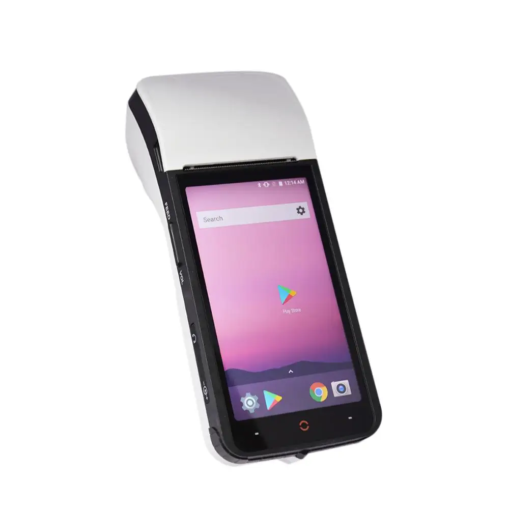 

PDA POS Handheld Device POS Terminal Built in Label Bluetooth Printer 58mm WIFI Android Rugged PDA Barcode Camera Scanner A3