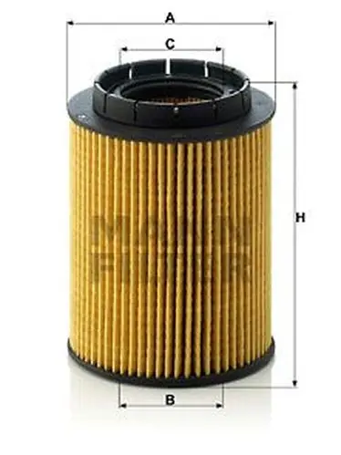 Фильтр масляный VW Toaureg 4.2 V8 02 MANN-FILTER HU932/7X
