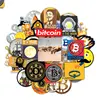 10/30/50pcs/pack Funny Bitcoin/Dogecoin Commemorative coin Stickers For Motorcycle Notebook Computer Car Children's Toys Decal 2