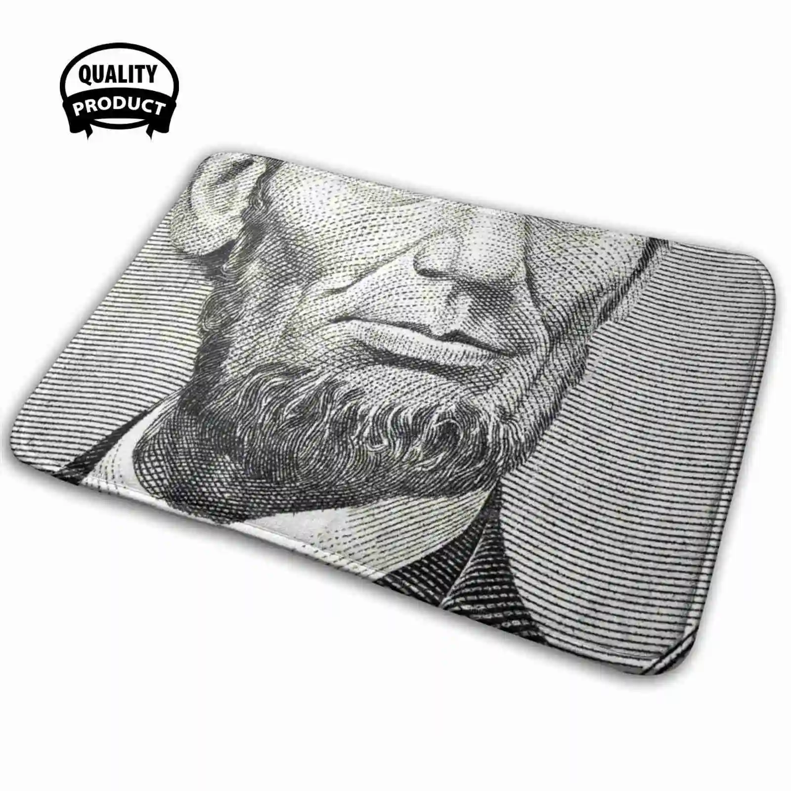 Abraham Lincoln Soft House Family Tappetino Antiscivolo Tappeto Tappeto Abraham Lincoln President 16Th President