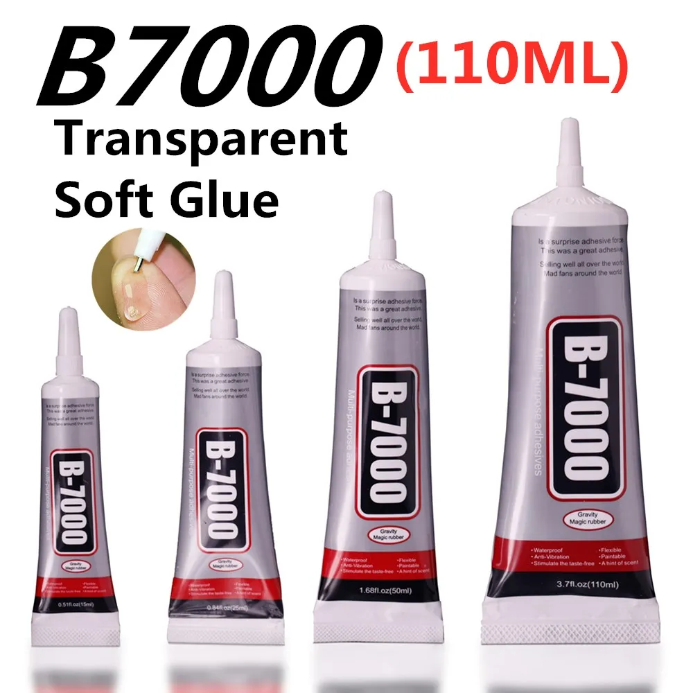 

110ml B7000 glue Mobile phone touch screen Superglue b-7000 adhesive telephone glass glue repair point diamond jewelry DIY glue