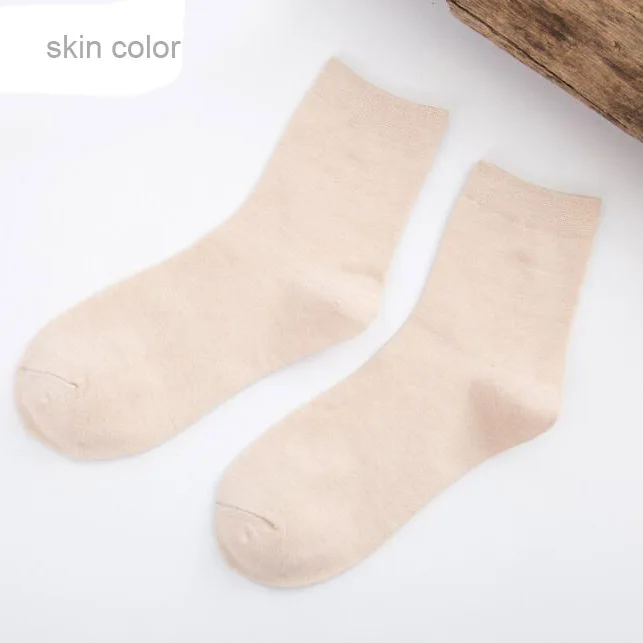 Носки для мужчин, носки для диабета, гипертония, специальные носки, бамбуковое волокно, смягчающее для предотвращения варикозного расширения вен, мужские носки, повседневные, бамбуковые, 433w - Цвет: 433w4 skin