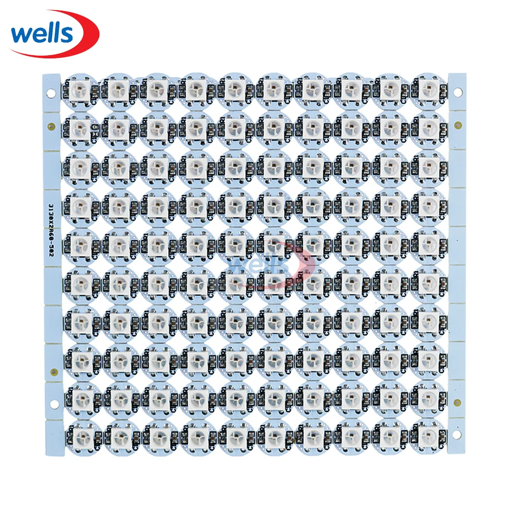 Светодиодные чипы WS2812B ws2812 по лучшей цене 100 шт. 5 В с белым/черным радиатором