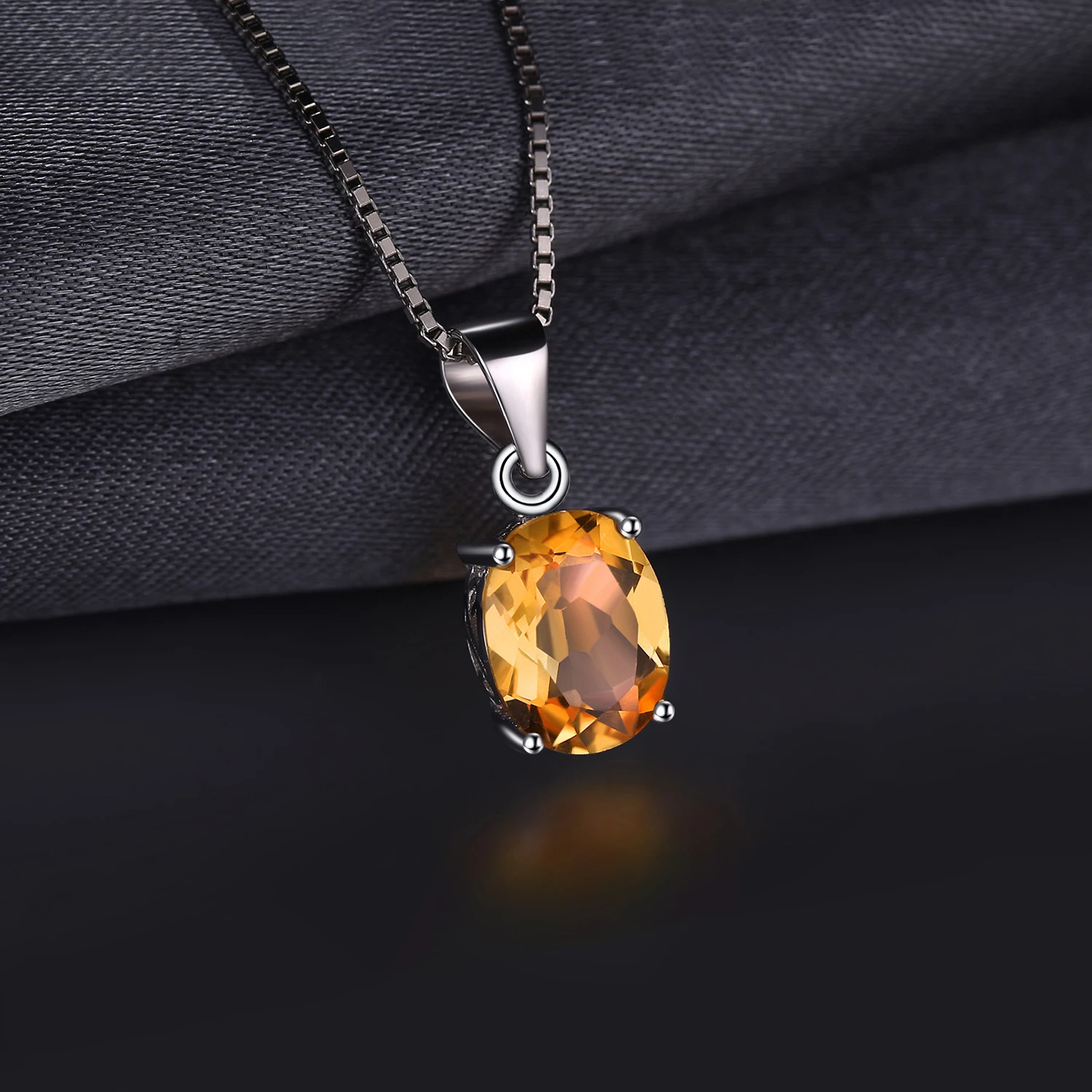 Jewelrypalace Oval Yellow Genuine 