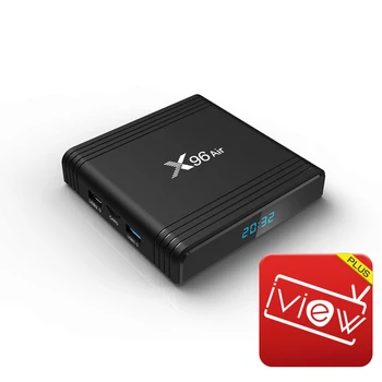 

X96 air and iview HD for Streaming Media Player for Amlogic S905X3 Europe IPTV Box Support HEVC 8K WiFi Sport Movie Music Servic