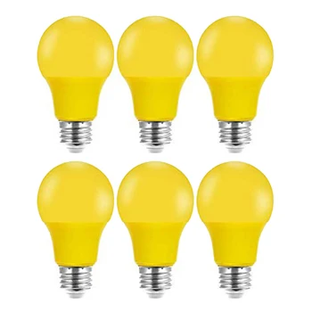 

6pcs Led Bulb Lamp Bulbs Home Decor LED Color Light Bulbs 40W Equivalent Light Bulbs with E27 Medium Base