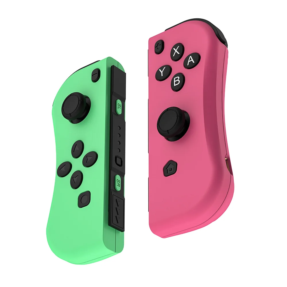 green pink Для nintendo Switch Joy Con джойстик Joycon аксессуары Joy-con беспроводные игровые контроллеры геймпады - Цвет: green pink