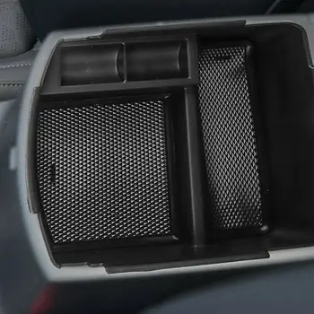

Console Storage Box Storage Box Organizer Tray Black For Kia Seltos 2020-2021