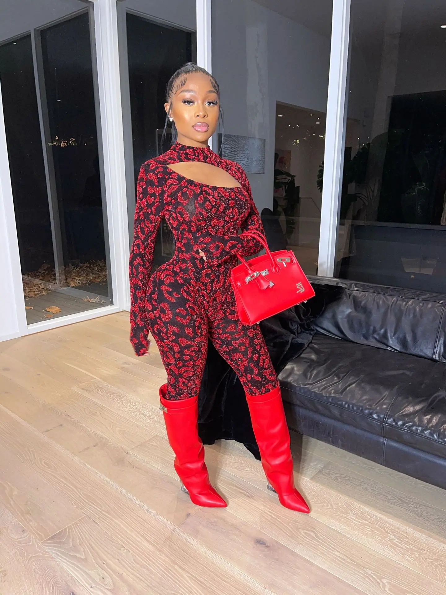 Women Leopard Bodysuits Bodysuit Outfit Outfits AJ433243