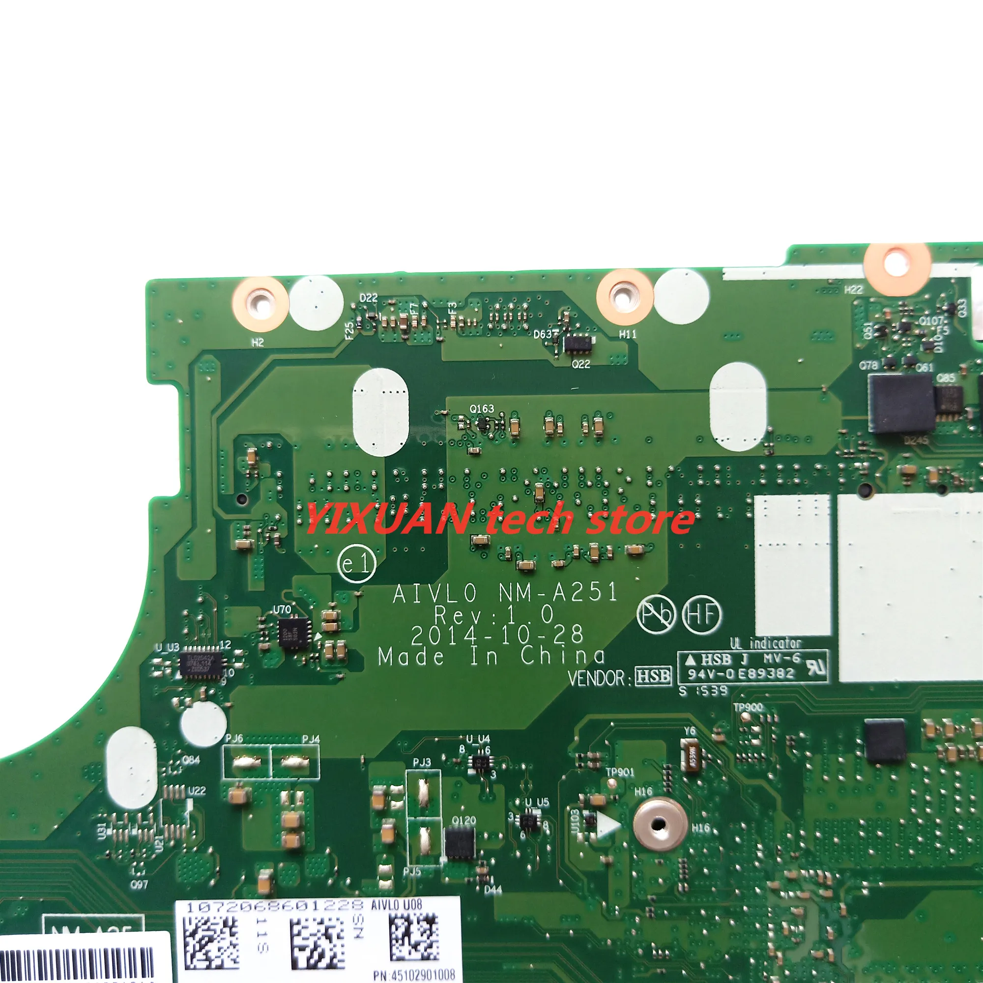 NM-A251 For Lenovo ThinkPad T450 Laptop Motherboard 00HT552