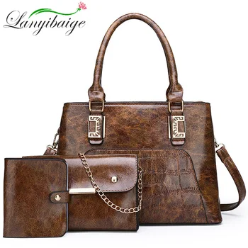 

luxury handbags women bag designer bags tote Clutch wallet 3-piece set crossbody bag for women shoulder bag sac main bolso mujer