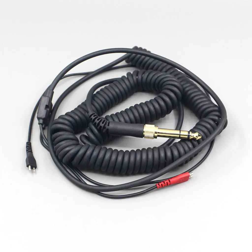 LN005863 200pcs Sennheiser HD25 HD 25-1 HD25-1 II HD25-13 용 오리지널 유연한 스프링 헤드폰 이어폰 케이블 HD25-C