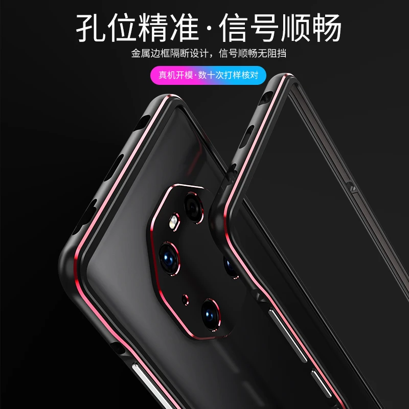 Aluminum Bumper Case For Huawei Mate 40 Pro 5G Luxury Metal Camera Lens Protector Mate40 Pro Metal Phone Frame Case