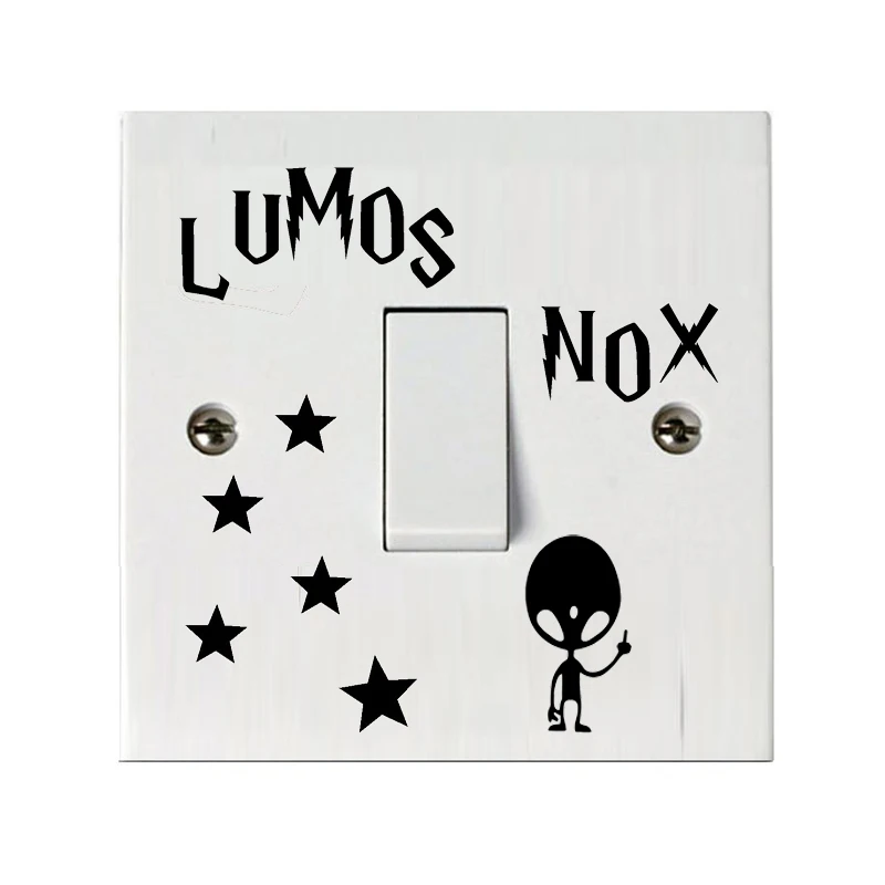 Lumos Nox мультфильм DIY стикер на стену s для детской спальни гостиной настенный декор комнаты Украшение стены стикер домашний декор