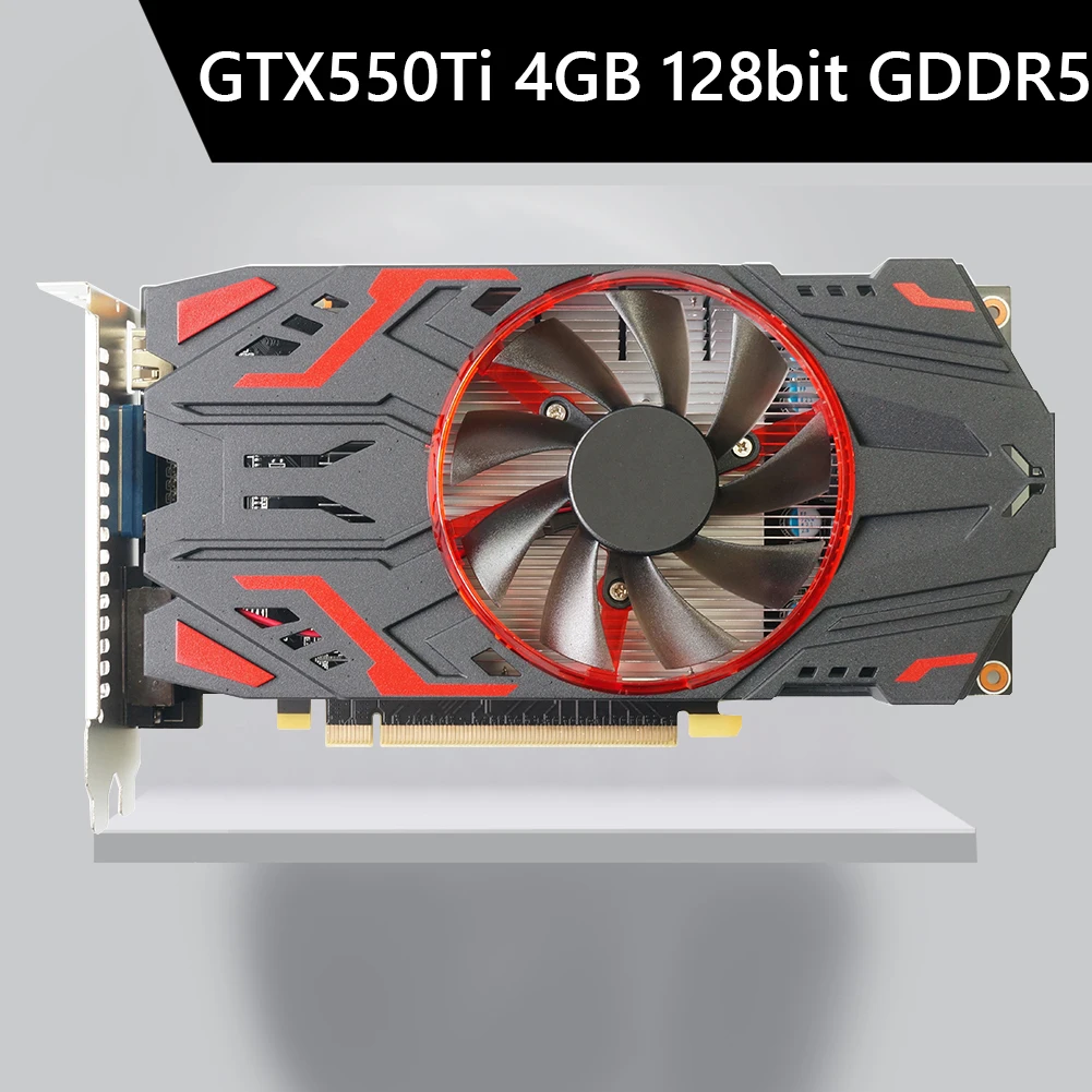 GTX550Ti 4GB GDDR5 PCI-Express 2.0 NVIDIA PCI-express2.0 Computer Graphic Card Gaming Graphic Cards with Cooling Fans for FPS