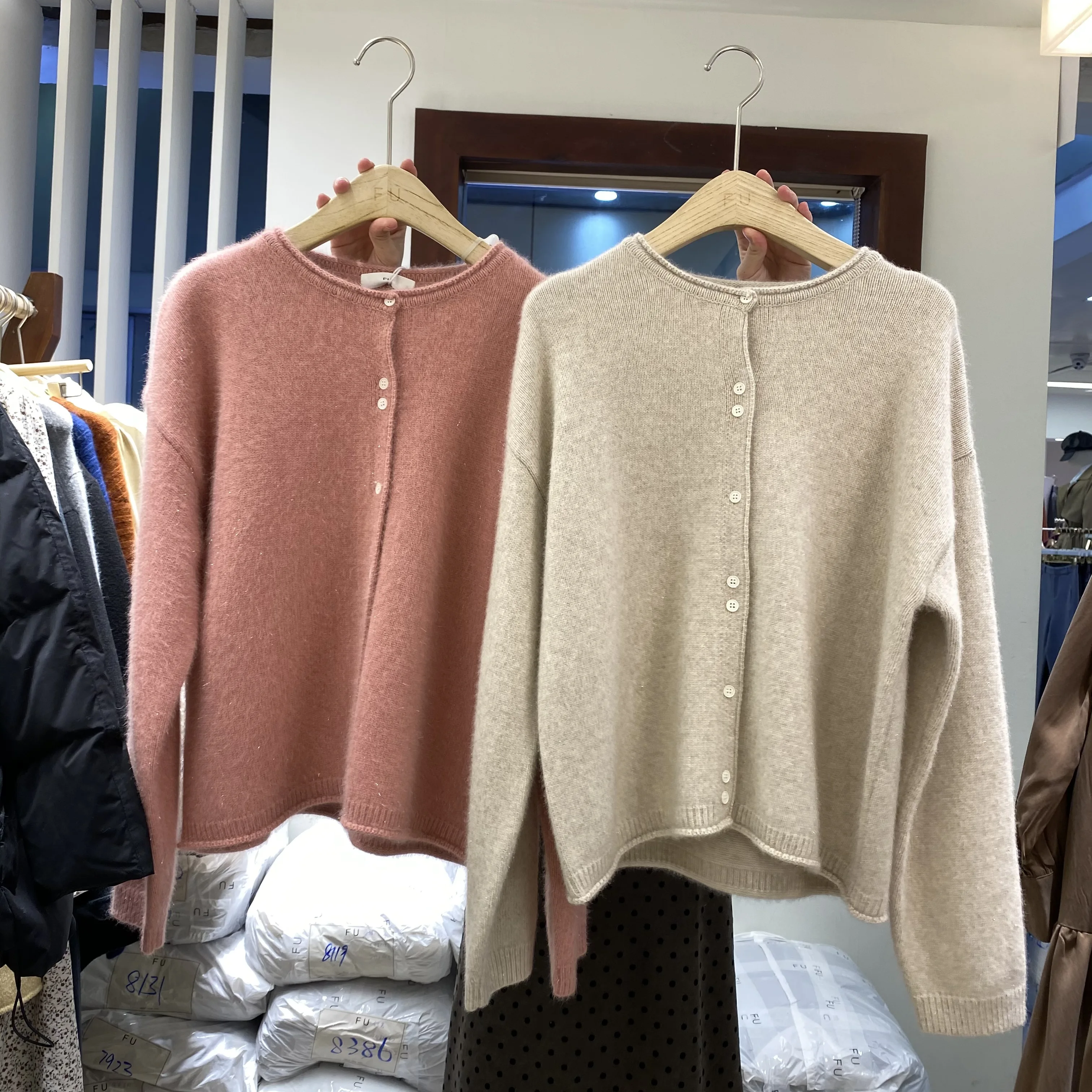 Fall 2021 Women Clothing Oversize Womens Sweaters Autumn Vintage Loose Winter Sweater Knitted Women Cardigan Knit Button Maxi