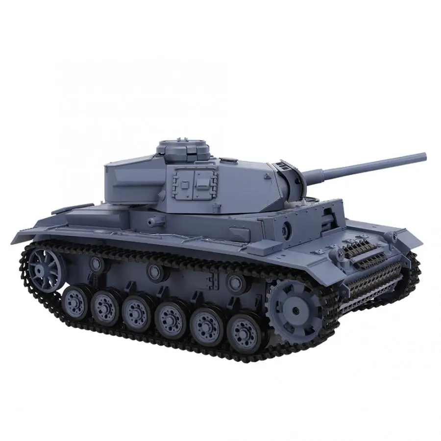Henglong 3848-1 1/16 Немецкий III L Тип Средний 2,4 ГГц rc Танк с usb зарядный кабель металлический