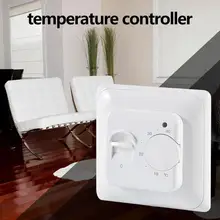 220V 16A Water Electric Floor Heating Manual Room Thermostat Warm Floor Temperature Controller Setting temperature 0-40 ℃