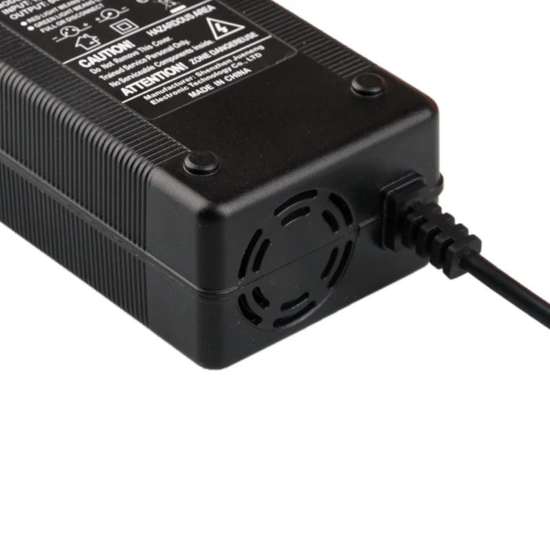 Bateria de Lítio Carregador de Bateria de Lítio para 48 Bicicleta Elétrica Pacote 3 Pinos Conector Fêmea Xlrf Xlr Soquetes 54.6v3a v - Image 3