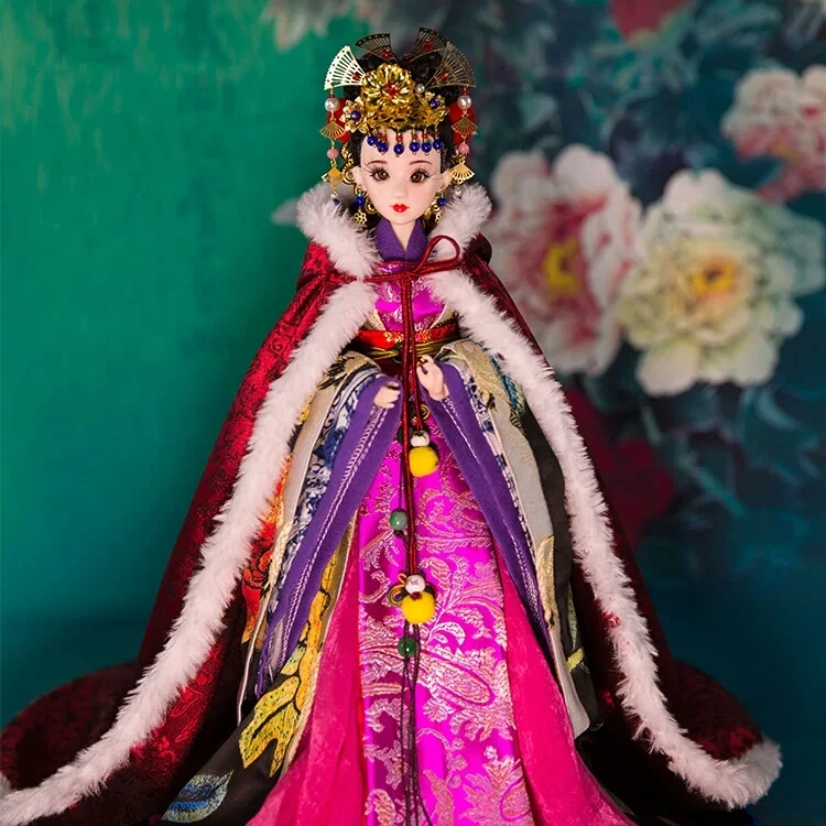 Дизайн 1/6 китайские древние девушки куклы Коллекционные династии Тан куклы-принцессы игрушки w/реалистичные 3D глаза подарки D2008