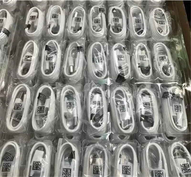 100 шт./лот 100% оригинальный Micro USB 1 2 м кабель для синхронизации и зарядки Samsung S7 Edge s5
