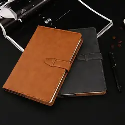 Bloc notes en Faux cuir pour Journal intime, couverture de papeterie pour agenda A5, organisateur de voyage personnel, boucle d'affaires, fournitures de bureau 