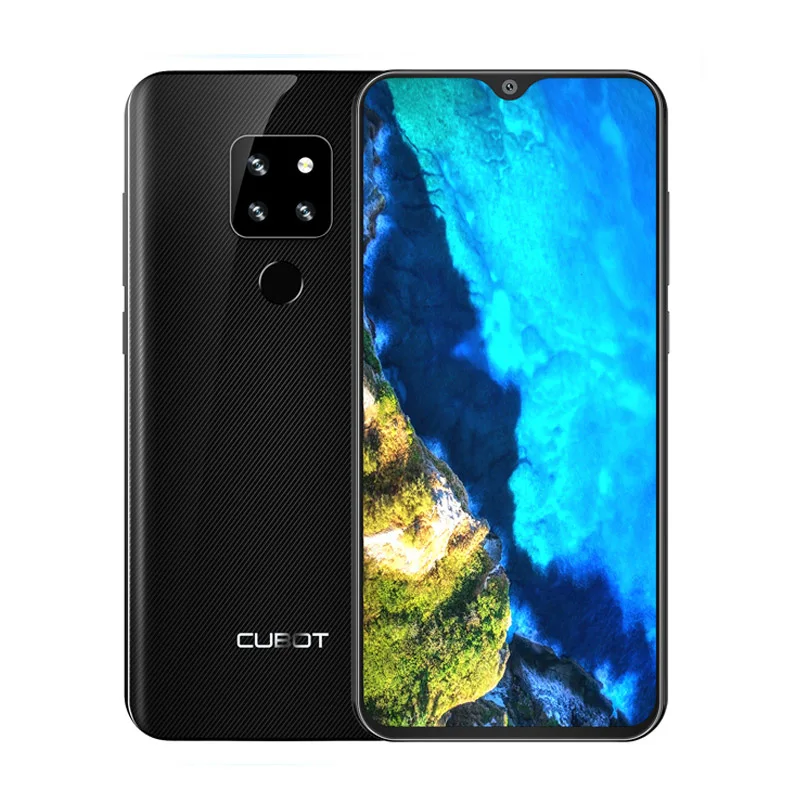 Cubot P30 Android 9,0 6," экран капли 2340x1080 4 Гб+ 64 Гб Pie Helio P23 AI задняя Тройная камера Face ID 4000 мАч смартфон - Цвет: Black