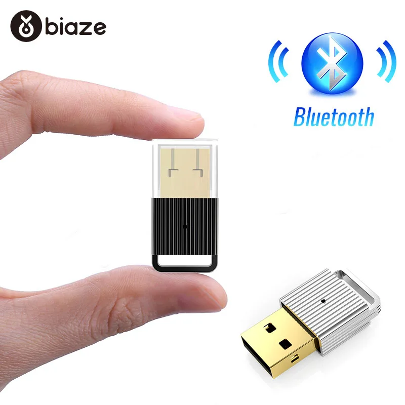 Беспроводной bluetooth-адаптер Biaze V4.0 CSR 4,0 Mini USB Bluetooth Dongle музыкальный звуковой приемник 4,0 передатчик для компьютера ПК