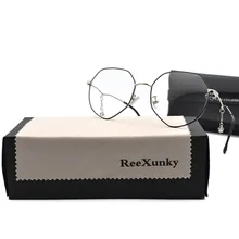 Сексуальные женские квадратные очки, оправа для женщин, модная металлическая оправа, очки с прозрачными линзами, Женские оправы для очков