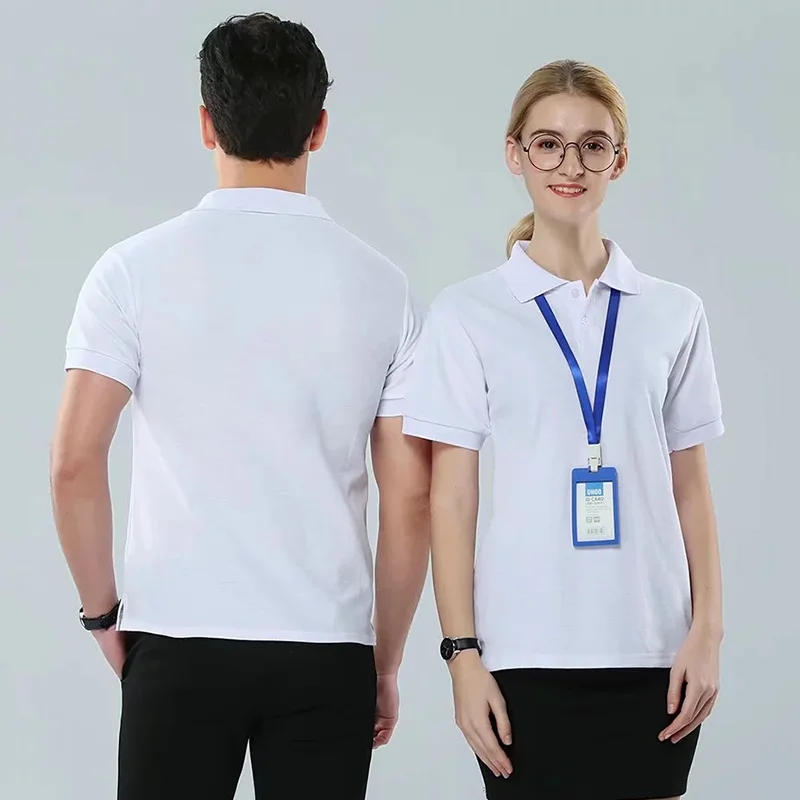Изготовленные на заказ мужские и женские рубашки поло с вашим собственным текстовым дизайном на заказ Высокое качество форменные рубашки поло для логотипа компании комбинезоны