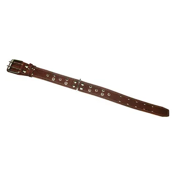 

ARKON leather dog collars with spikes Brandy 54 - 68 cm x 45 mm Arkon