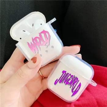 

Juice Wrld Clear Case Cover for AirPods 1 2 Earphone Protector for AirPod 1 2 Funda Juice Wrld 999 Earphone Charging Box Cover