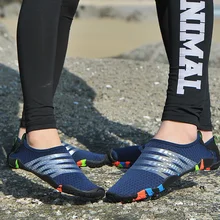 Chaussures/обувь на плоской подошве для мужчин и женщин; большие размеры 46; обувь для плавания с босиком; обувь для дайвинга; водонепроницаемая обувь; эластичные носки для пляжа, бассейна, дайвинга, йоги, синего цвета