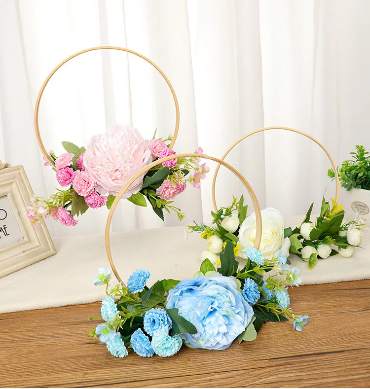 Whtiney Wedding Collection 8Colours Bridesmaid Bouquet Hand Hold Wreath for Bridesmaid and Flowers Girl ramos para quincea&ntilde;eras