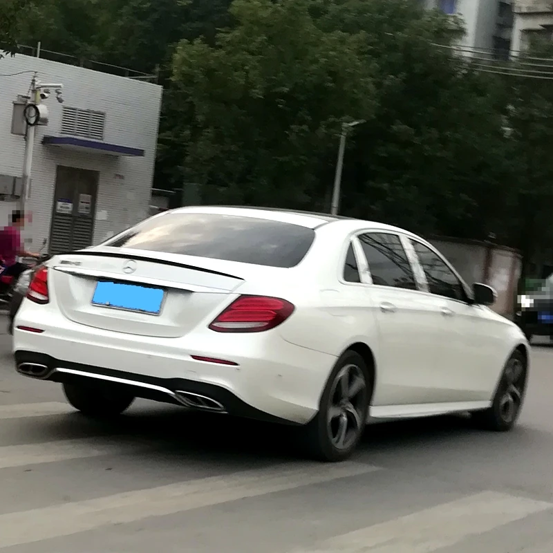 Для Mercedes Benz W213 AMG- ABS спойлер автомобиля украшение в виде хвостового крыла задний багажник спойлер для Mercedes W213 E класс