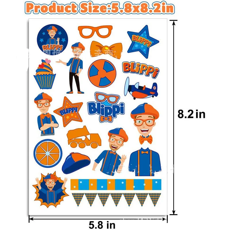 BLIPPI LOOT BOX CANDY Party Supplies FAVOR DECORATION balloon birthday bag