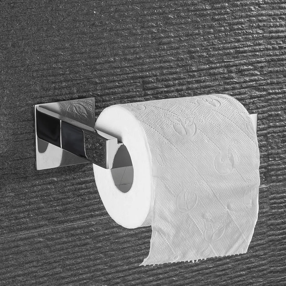 Без сверления 304 нержавеющая сталь настенный держатель туалетной бумаги для кухни ткань для ванной рулон вешалка самоклеющиеся