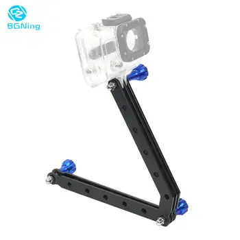 

BGNing Aluminum Alloy Mount Helmet Arm Extension Pole + Screw Selfie Stick for Gopro SJCAM for AKASO EK7000 4K Action Camera