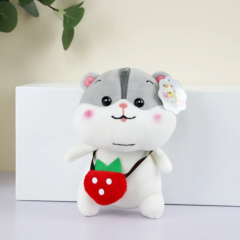 Креативная плюшевая игрушка для хомяка, милая кукла мышка, подарки для детей, игрушки для детей, горячие подарки для детей - Цвет: Strawberry