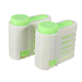 

2pc Cake 5 Layer Leveller Slicer Adjustable Bread Cutter Fixator Cut Guide Tool