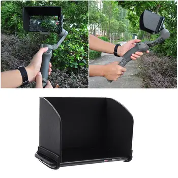 

5.5in Display Hood Handheld Platform Portable Folding Monitor Phone Hood Lightweight For Osmo Mobile3 Handheld Sun Visor