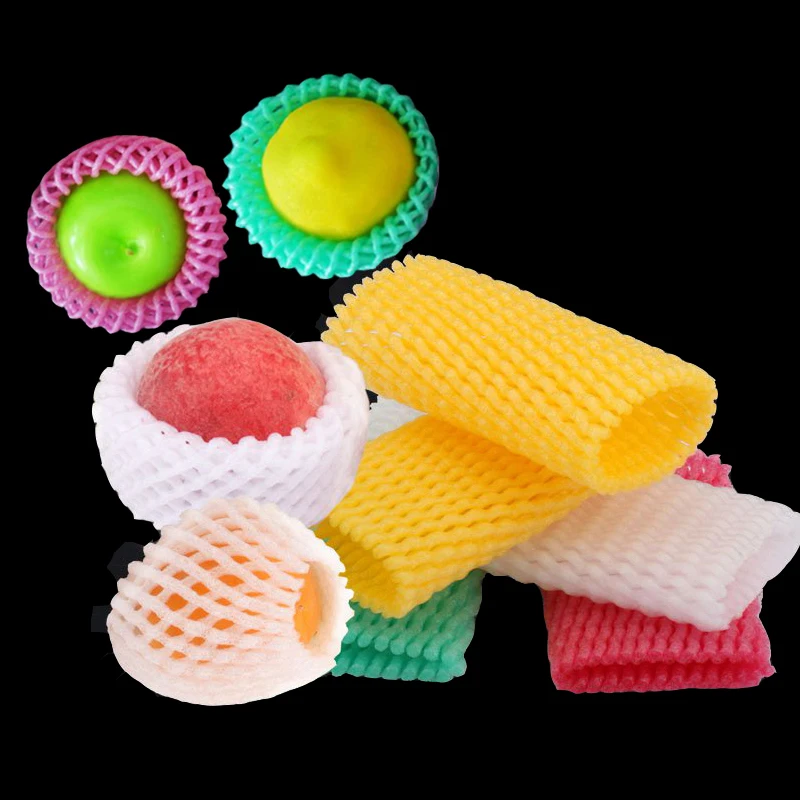 

Foam Net sleeve Set Pocket Shockproof Protection Transport Packing Vegetable Fruit Strawberry Cauliflower Peach Mango Apple Kiwi