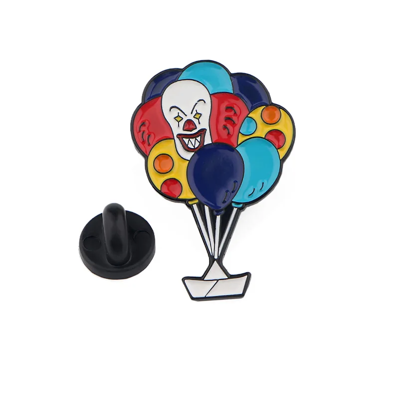 Stephen King's It horror insignia Хэллоуин для женщин и мужчин кронштейн обувь diy украшения Броши ремесло поставка E0782
