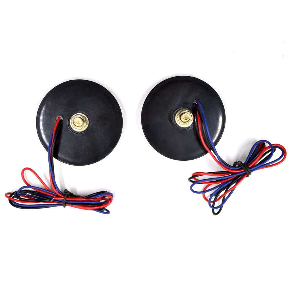 JAER Pair 12V светодиодный Круглый отражатель для мотоцикла задний тормоз сигнал