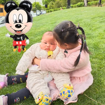 

1pc Mickey Minnie Mouse Foil Balloons Baby Shower Boy Girl Happy Birthday Party Decorations Kids Gift Inflatable Balloon